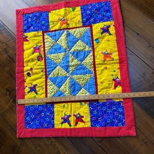 Gorgeous baby, doll quilt or wall hanging for the baby’s room. Handmade.